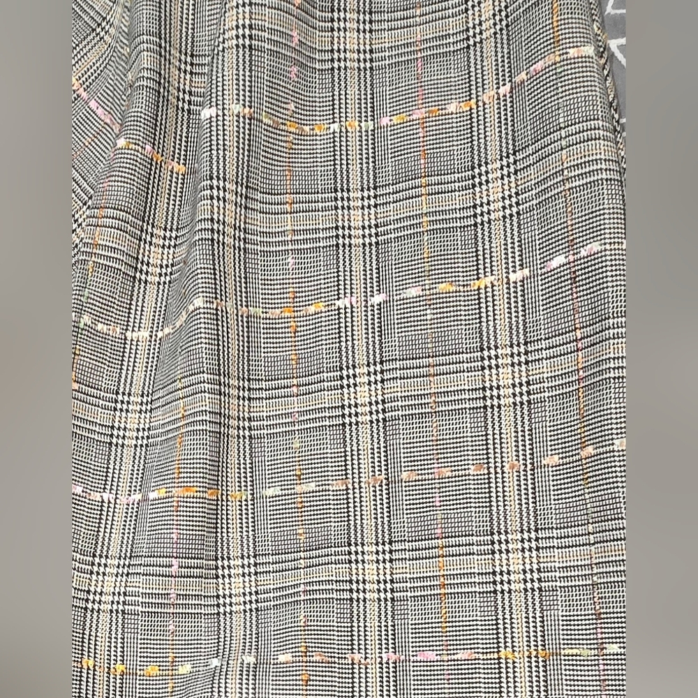 Maeve Reese Plaid Sleeveless Twist Front Dress Size 8 - Picture 5 of 12
